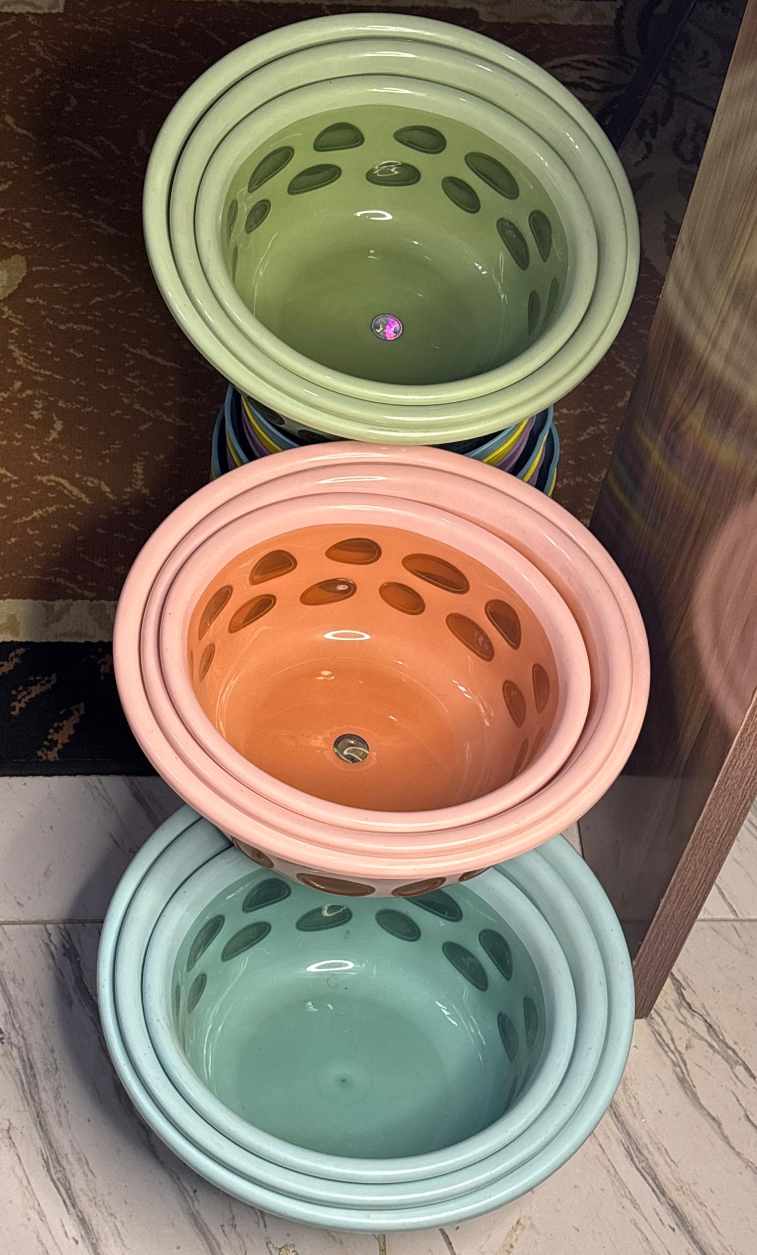 3pcs Acrylic Basin Bowl